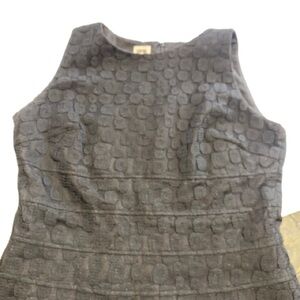 Elegant Anne Klein Black Lace Overlay Sleeveless Dress Feminine Size 10
